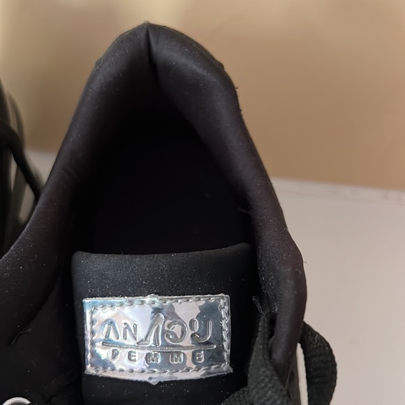 Anjou Femme Black/Silver Sneakers Size 40 /Size 7 (Preowned) - Picture 7 of 7